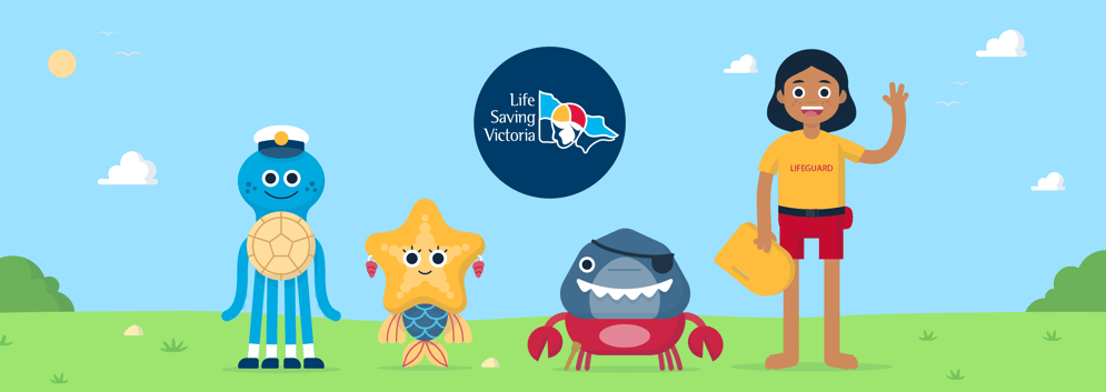 Swim City game characters