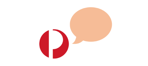 Australia Post logo with a speech bubble