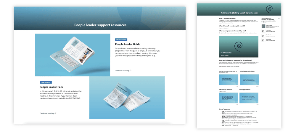 EmpowerMe resources and templates