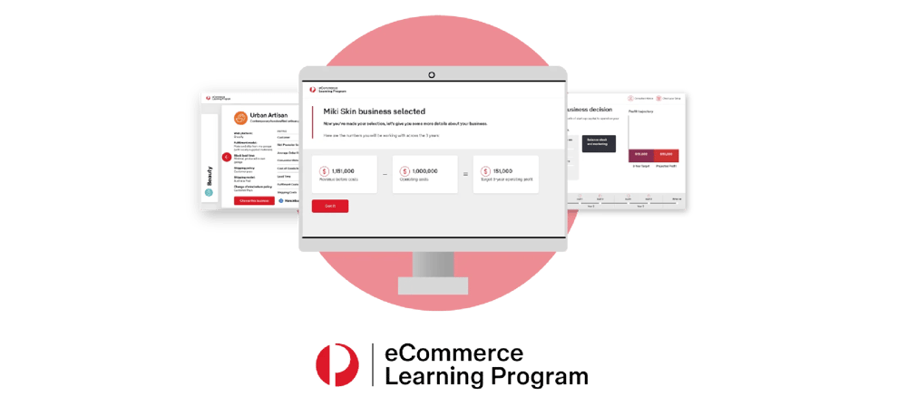 Australia Post eCommerce Learning Program on desktop and mobile